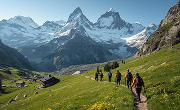 Jungfrau region mountains